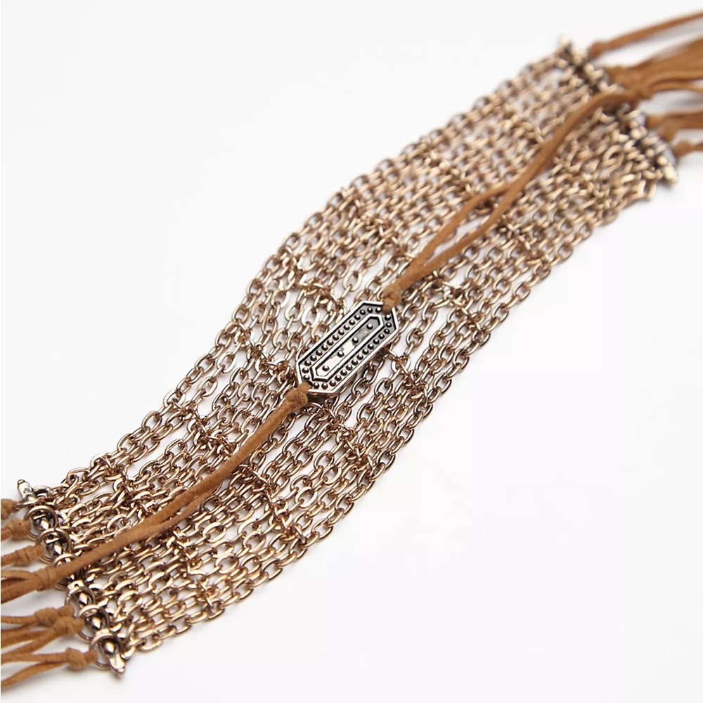 NWT Free People Rollin' in the Deep Choker Bronze - Picture 2 of 6
